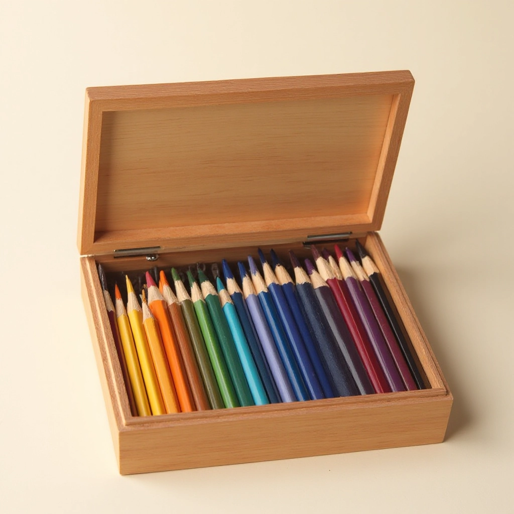 Faber-Castell Polychromos Colored Pencil Set with twenty-four professional-grade oil-based colored pencils